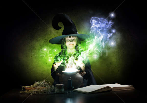 Little witch Stock photo © adam121