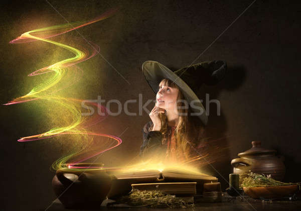 Little witch Stock photo © adam121