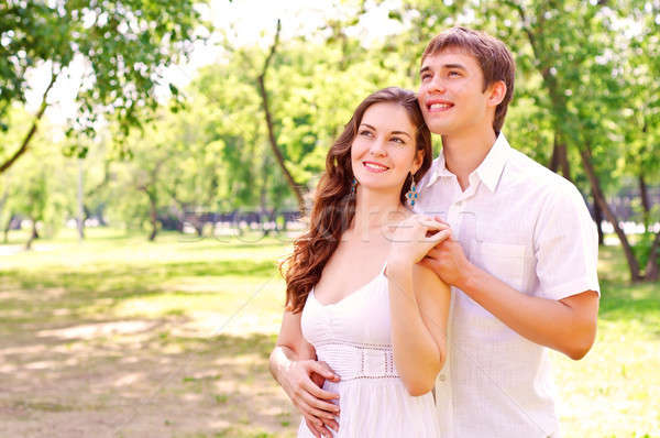 couple in the park Stock photo © adam121