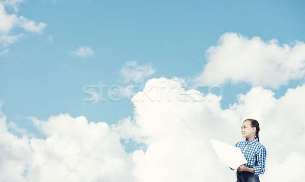 Happy careless childhood Stock photo © adam121