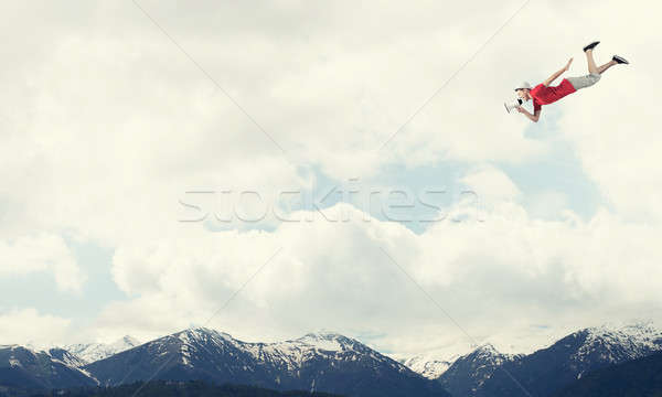 Feeling young and free Stock photo © adam121