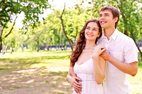 couple in the park Stock photo © adam121