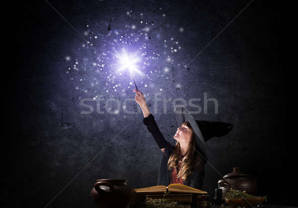 Little witch Stock photo © adam121