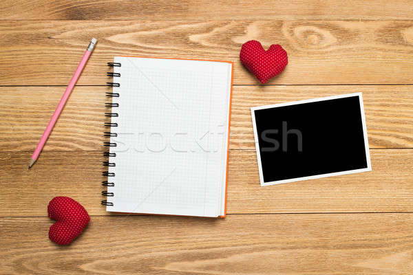 Writing love message Stock photo © adam121
