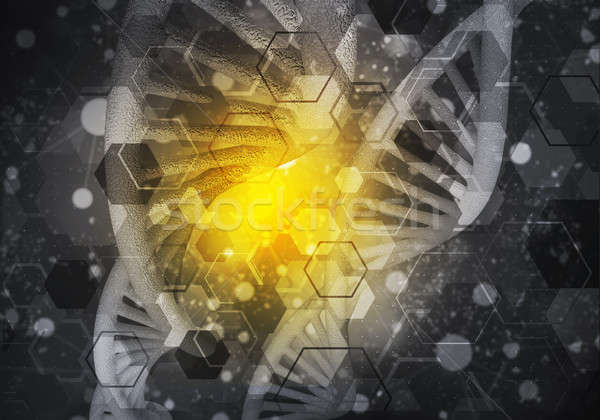 ADN molécules 3D image recherche [[stock_photo]] © adam121