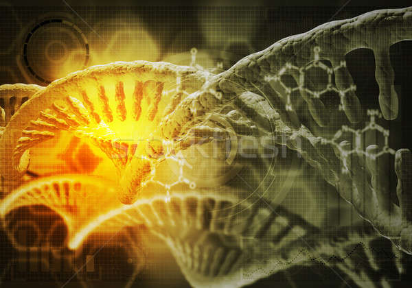 DNA molecules background Stock photo © adam121