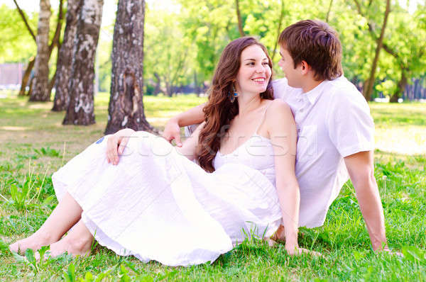 couple in the park Stock photo © adam121