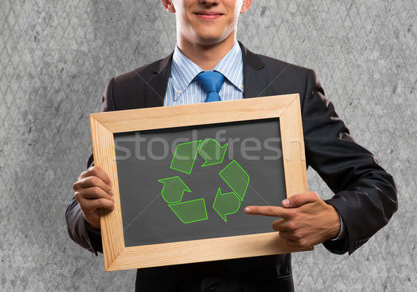 [[stock_photo]]: Affaires · cadre · tableau · recycler