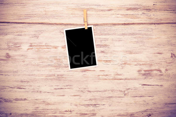 Black photo frame Stock photo © adam121