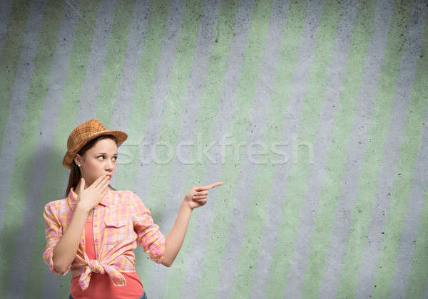 Female teenager Stock photo © adam121