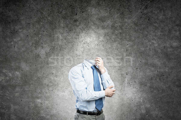 Unknown faceless businessman Stock photo © adam121