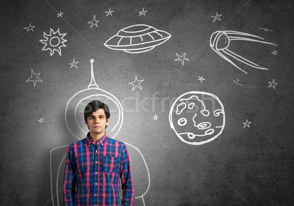 Dreaming to explore space Stock photo © adam121