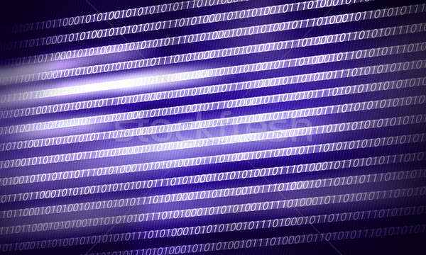 Codice binario immagine sicurezza computer design sfondo Foto d'archivio © adam121
