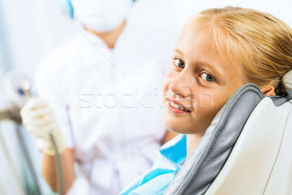 Stock photo: Oral cavity inspection