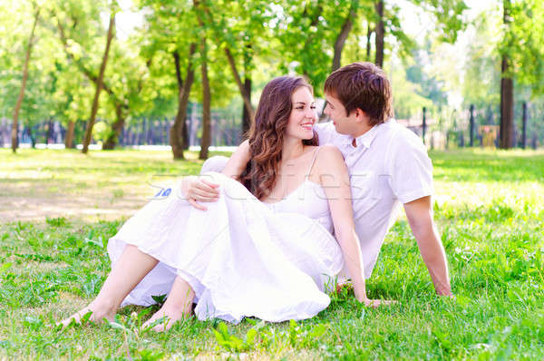 couple in the park Stock photo © adam121