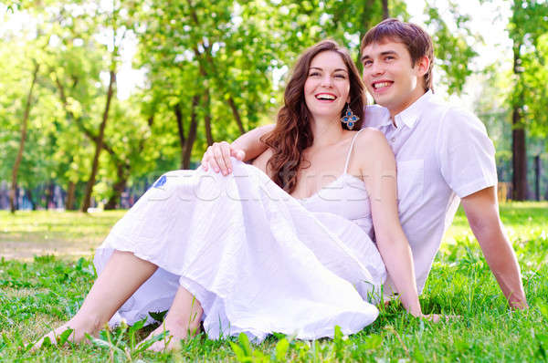 couple in the park Stock photo © adam121