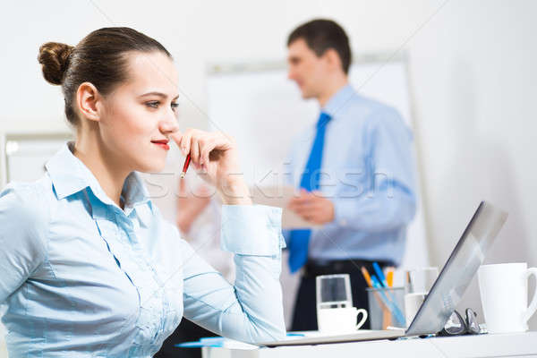portrait of a business woman Stock photo © adam121