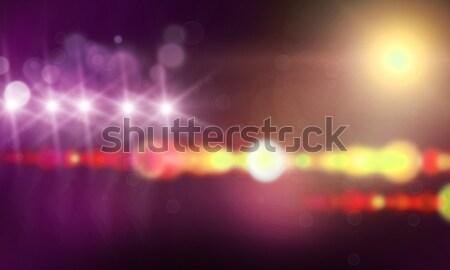 Foto stock: Etapa · luces · imagen · borroso · luz · disco