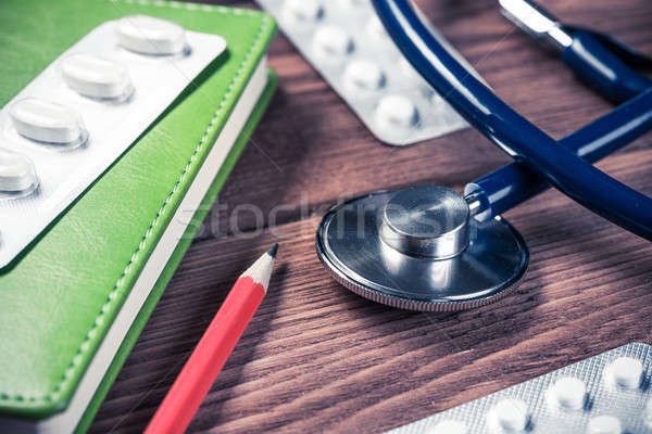 Workplace of a doctor Stock photo © adam121