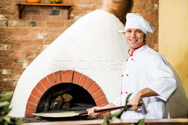 chef working in the kitchen Stock photo © adam121