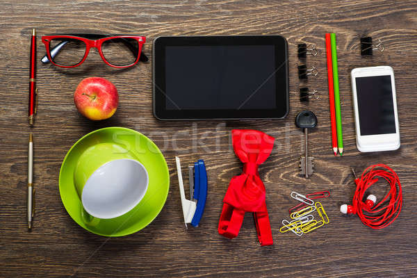 items laid on the table, still life Stock photo © adam121