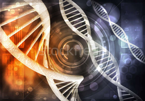 DNA molecules background Stock photo © adam121