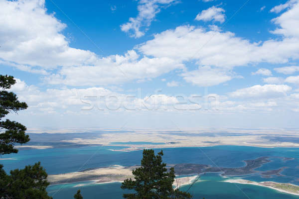 カザフスタン 絵のように美しい 自然 風景 青 ツリー ストックフォト © adam121