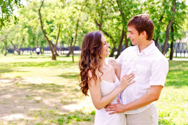 couple in the park Stock photo © adam121