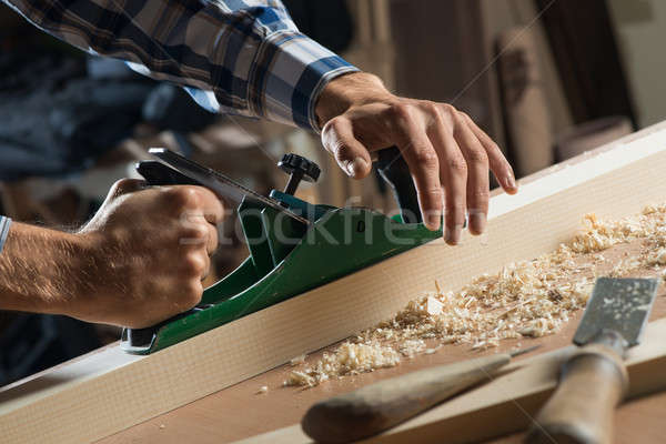 ács munka közelkép kezek dolgozik fa Stock fotó © adam121