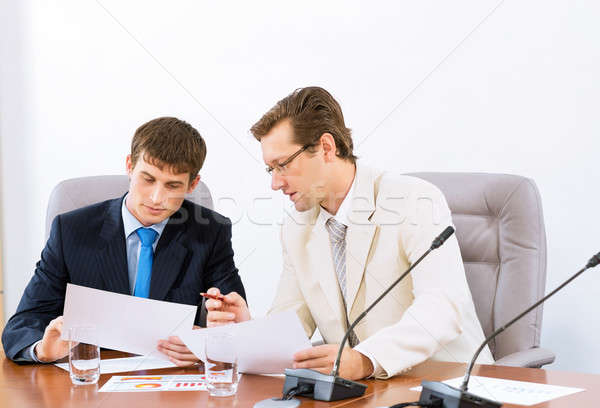 Two businessmen Stock photo © adam121