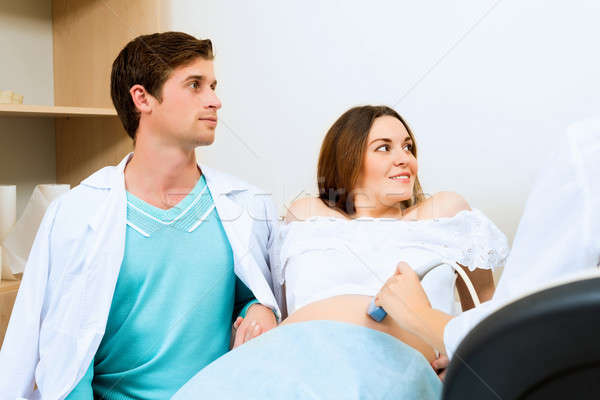 pregnant woman and the future father Stock photo © adam121