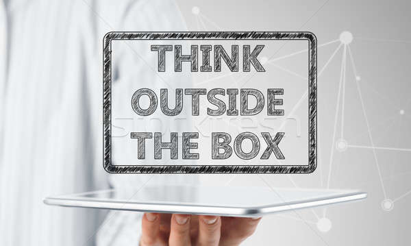 Thinking outside the box concept Stock photo © adam121