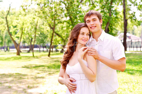 couple in the park Stock photo © adam121