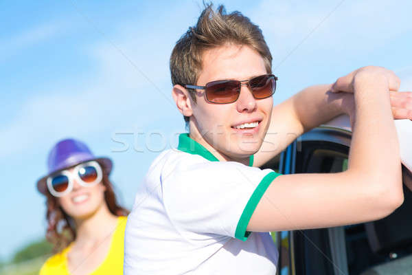 young man in sunglasses Stock photo © adam121