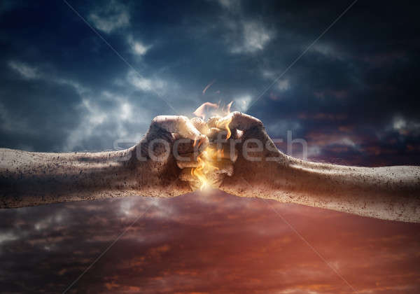 Conflict concept Stock photo © adam121