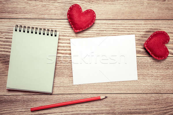 Stock photo: Love message or invitation