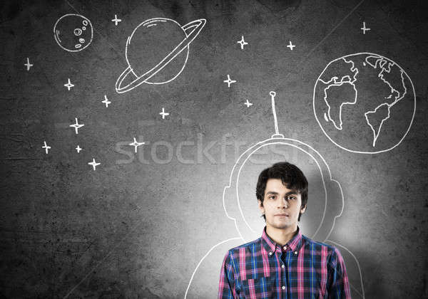 Dreaming to explore space Stock photo © adam121