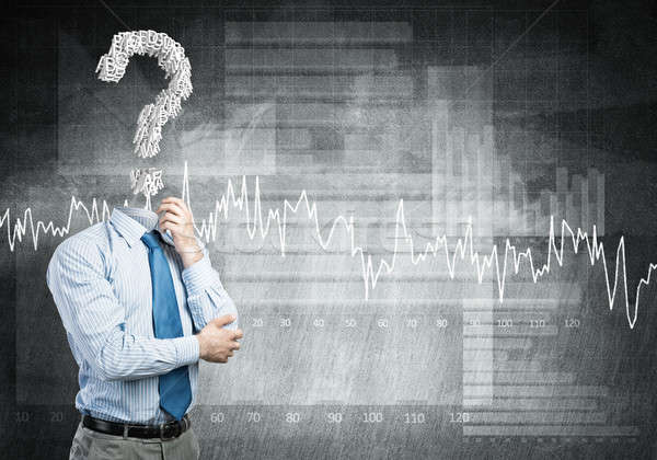 Big question in his head Stock photo © adam121