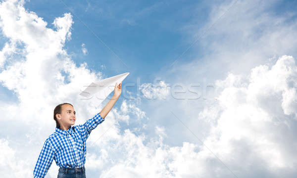 Happy careless childhood Stock photo © adam121