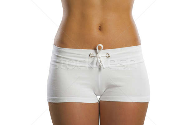 Fitness image abdomen athlétique jeune femme [[stock_photo]] © adam121