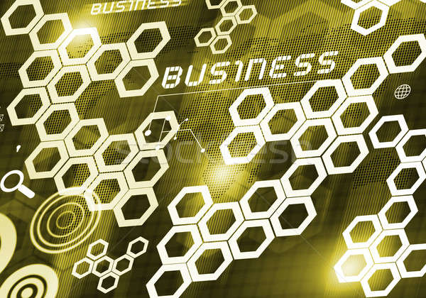 Technologien digitalen Business Bild Symbole Stock foto © adam121