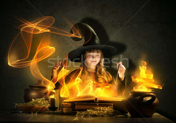 Little witch Stock photo © adam121