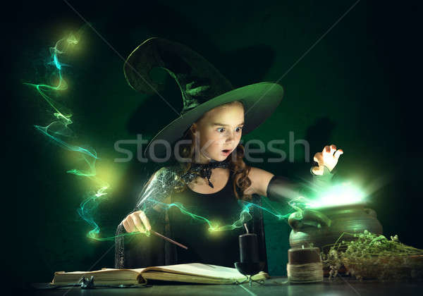 Little witch Stock photo © adam121