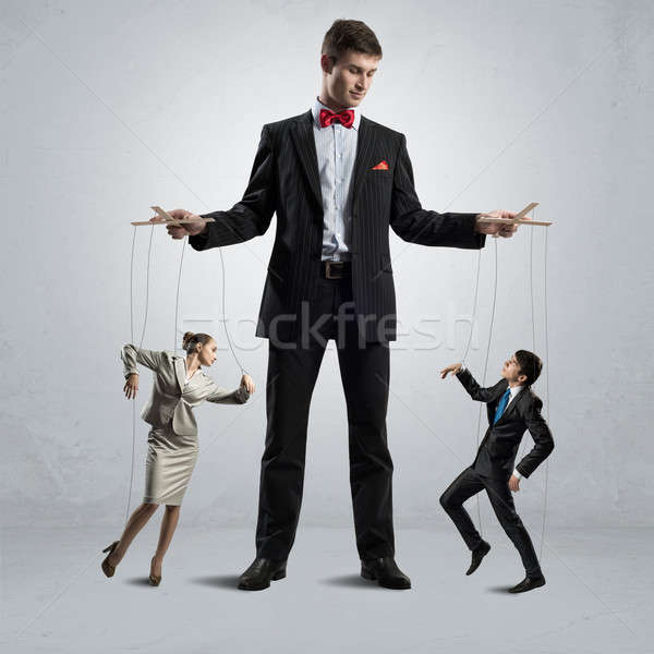 puppeteer and puppet business Stock photo © adam121