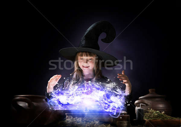 Little witch Stock photo © adam121