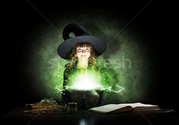 Little witch Stock photo © adam121