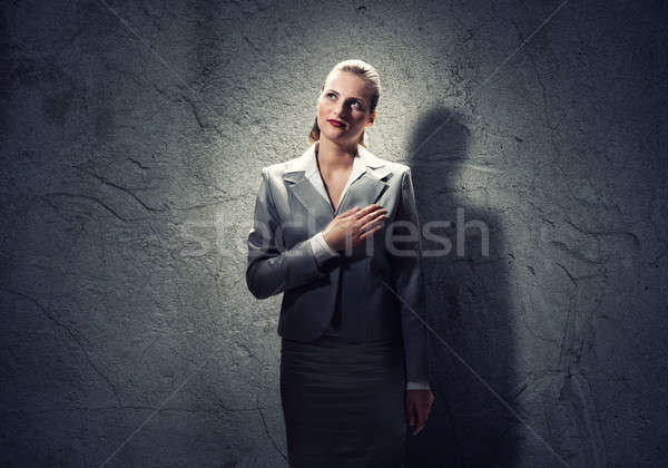 Woman make oath Stock photo © adam121