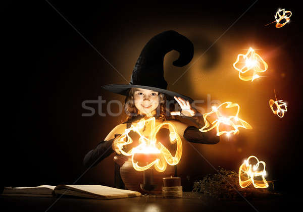 Little witch Stock photo © adam121