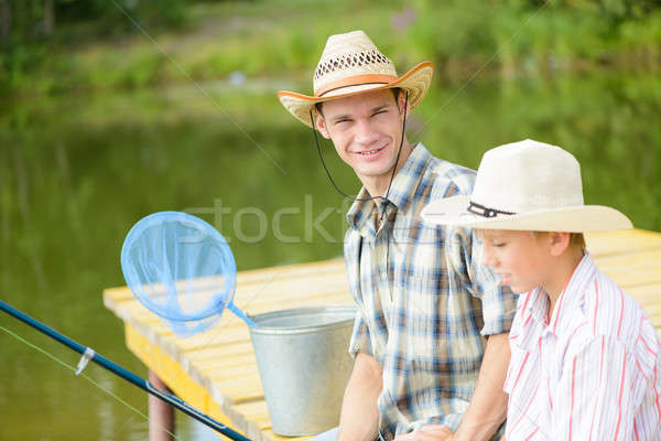 Stock photo: Summer angling