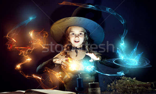 Little witch Stock photo © adam121